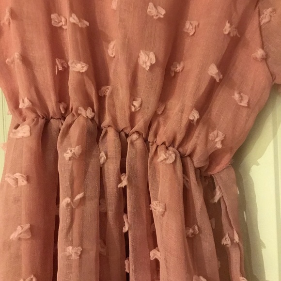 ‼️SALE‼️ Chiffon Old Rose maxi  Dress - Picture 4 of 4